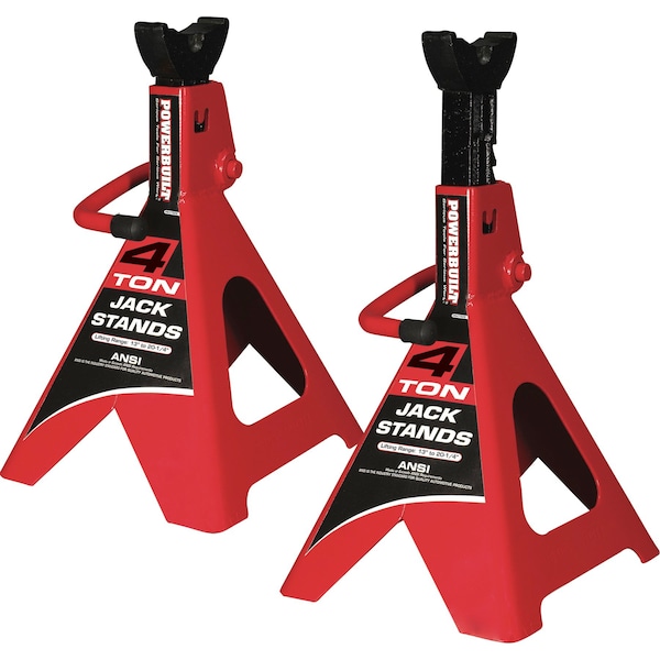 Powerbuilt 4 Ton Jack Stand (Ratchet Type) 647529 Zoro